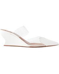 Alaïa - Alaïa Le Coeur Wedge Mules - Lyst