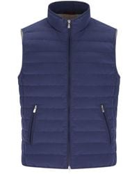 Brunello Cucinelli - Bonded Zip-Up Padded Vest - Lyst
