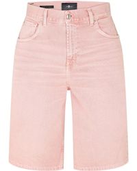 7 For All Mankind - Belt-Loop Shorts - Lyst