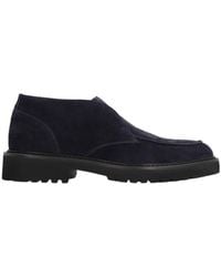 Doucal's - Almond Toe Slip-On Loafers - Lyst