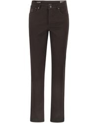 Brunello Cucinelli - Garment-Dyed Five-Pocket Trousers - Lyst