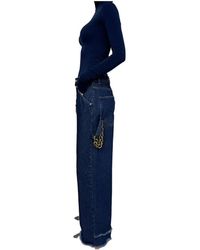 DARKPARK - Lisa Chain Adorned Loose Fit Carpenter Jeans - Lyst