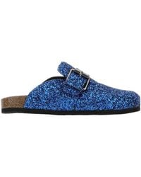 Philosophy Di Lorenzo Serafini - Glittered Slip-On Sandals - Lyst