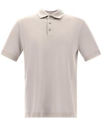 Herno - Knit-Effect Polo Shirt - Lyst