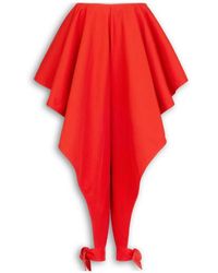 Alaïa - Alaïa Panelled Gabardine Pants - Lyst