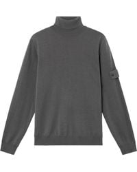 Stone Island - Logo Patch Roll-Neck Jumper - Lyst