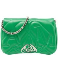 McQueen - The Seal Quilted Shoulder Bag - Lyst