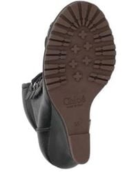 Chloé - Lace-Up Round-Toe Ankle Boots - Lyst