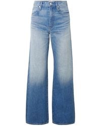 SLVRLAKE Denim - Grace High-Waisted Wide-Leg Jeans - Lyst
