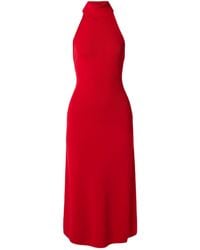 Cult Gaia - Katara Knitted Open-Back Turtleneck Midi Dress - Lyst