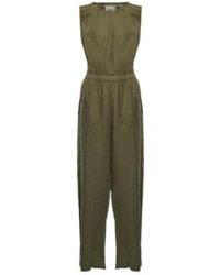 Velvet By Graham & Spencer - Vivi Cutout Linen Jumpsuit - Lyst