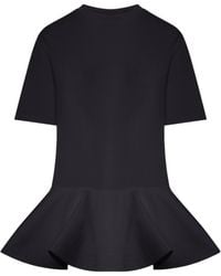 Alaïa - Alaïa Peplum Hem Top - Lyst