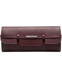 DSquared² - Logo-Appliqué Clutch Bag - Lyst