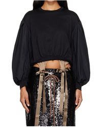 Simone Rocha - Puff Sleeve Balloon Long-Sleeved T-Shirt - Lyst