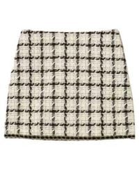 Twinset - Check-Pattern Mini Skirt - Lyst
