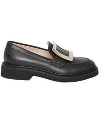 Roger Vivier - Viv' Rangers Buckle Loafers - Lyst
