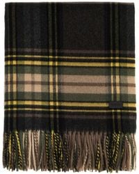 Saint Laurent - Embroidered Cashmere Blend Scarf - Lyst