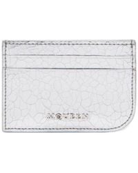 McQueen - Logo Lettering Card Holder - Lyst