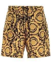Versace - Barocco Printed Swim Shorts - Lyst