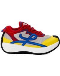 Loewe - Leather Pogo Sneakers - Lyst