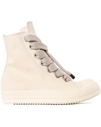 Rick Owens - Lace-Up High-Top Casual Shoes - Lyst