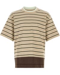 Bottega Veneta - Striped T-Shirt - Lyst
