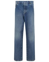 Marcelo Burlon - County Of Milan Logo Patch Straight-Leg Jeans - Lyst