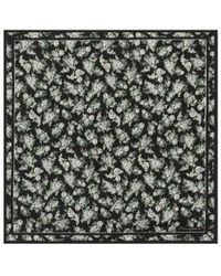 Dolce & Gabbana - 70X70 Small Flower Bouquet-Print Silk Twill Scarf - Lyst