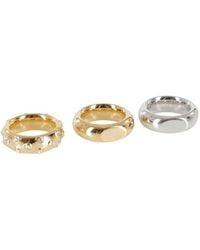 Rabanne - Rabanne Xl Link Set Of 3 Rings - Lyst