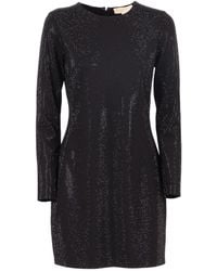MICHAEL Michael Kors - Michael Kors Embellished Long-Sleeved Dress - Lyst