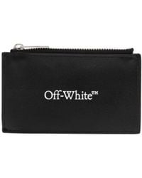 Off-White c/o Virgil Abloh - Logo Zip Card Holder Wallet - Lyst