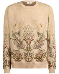 Etro - Paisley Jacquard Knitted Jumper - Lyst