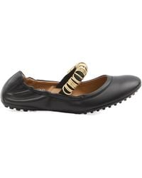 Tod's - Ring Embellished Ballerinas - Lyst