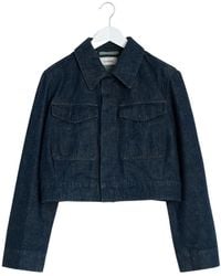 Lemaire - Long Sleeved Cropped Jacket - Lyst