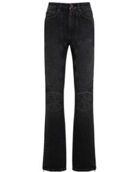 Jean Paul Gaultier - High Waist Lace-Up Jeans - Lyst