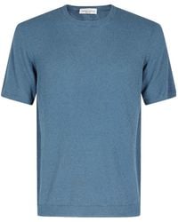 Roberto Collina - Sponge-Effect Cotton T-Shirt - Lyst