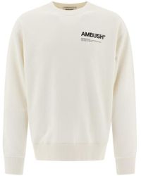 Ambush - Fleece Workshop Logo-Print Sweatshirt - Lyst