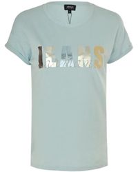 Armani Jeans - Slim T-Shirt With Round Neck And Short Sleeves - Lyst