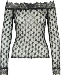 Isabel Marant - Lace-Detailed Long-Sleeved Top - Lyst