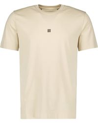 Givenchy - 4G Embroidered Crewneck T-Shirt - Lyst
