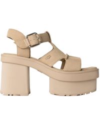 UGG - 100Mm T-Strap Platform Sandals - Lyst