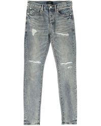 Purple Brand - Distressed Slim Jeans - Lyst