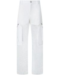 Pinko - Panelled Straight-Leg Trousers - Lyst