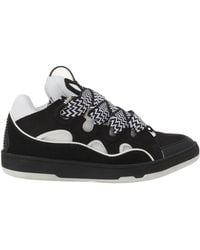 Lanvin - Zigzag Lace-Up Sneakers - Lyst
