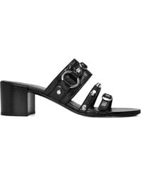 Balenciaga - Buckle Detail High-Heeled Sandals - Lyst