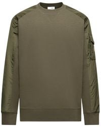 Moncler - Cotton Blend Sweatshirt - Lyst