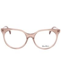 Max Mara - Round Frame Glasses - Lyst