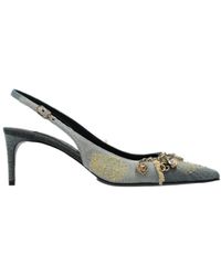 Dolce & Gabbana - Embellished Pointed Toe Pumps - Lyst