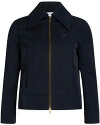 Patou - Zip-Up Cropped Casual Jacket - Lyst