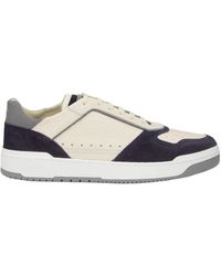 Brunello Cucinelli - Round-Toe Lace-Up Sneakers - Lyst